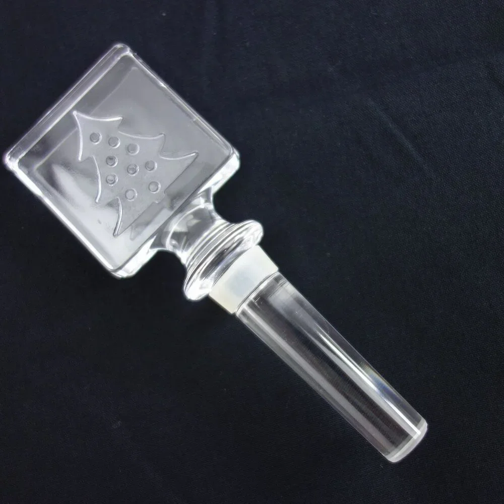 Christmas Holiday Christmas Tree Glass Wine Stoppers 5 1/2
